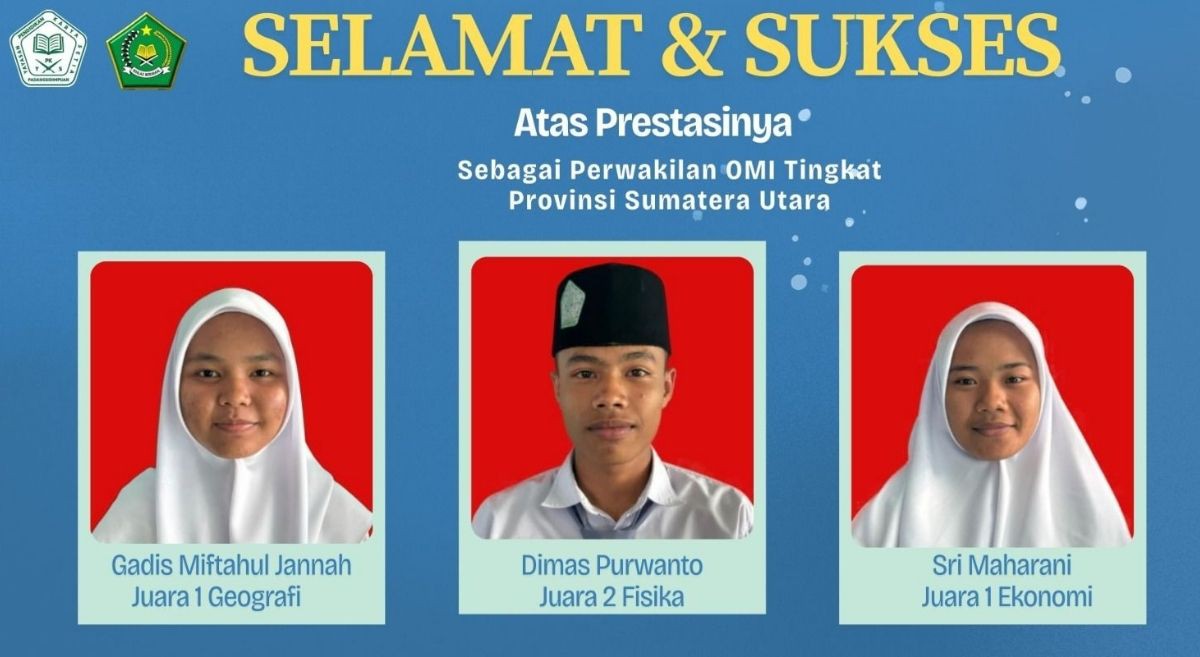 OMI (Olimpiade Madrasah Indonesia) tingkat kota Padangsidimpuan dan akan Mewakili Kota Padangsidimpuan pada OMI Tingkat Provinsi!